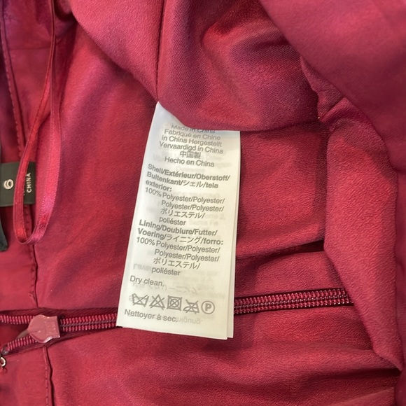 J. Crew cranberry pleated skirts. - Picture 3 of 3